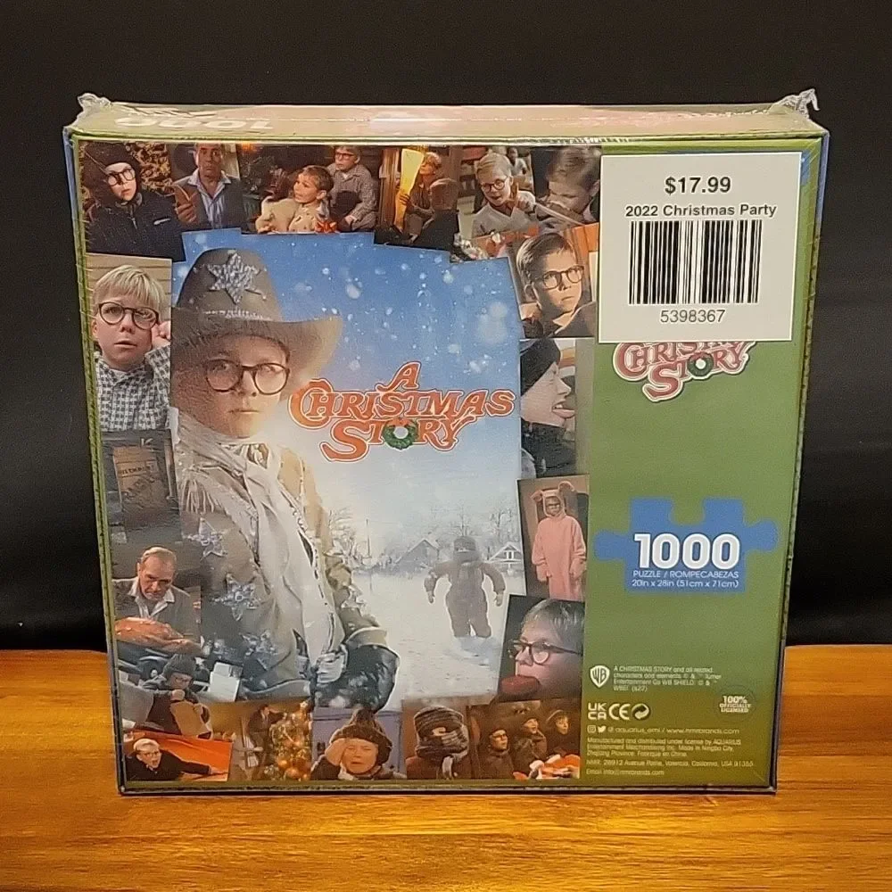 A 🎁 Christmas Story Aquarius 1000 pc puzzle NWT